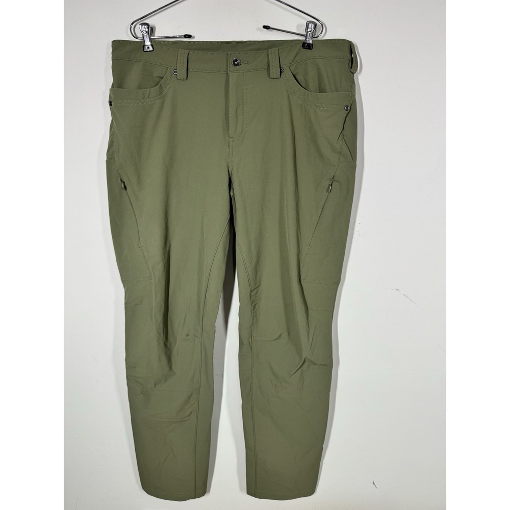 Duluth Trading Women's‎ Flexpedition Straight Leg Performance Pants Green 18x33